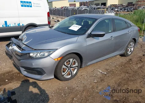 2017 Honda Civic Lx from USA, damaged, VIN 19XFC2F56HE010325